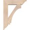Ekena Millwork Imperial Traditional Smooth Bracket w/ Offset Brace, Douglas Fir, 7 1/2"W x 28"D x 36"H BKT0806X28X36IMP01SDF - alternate 2